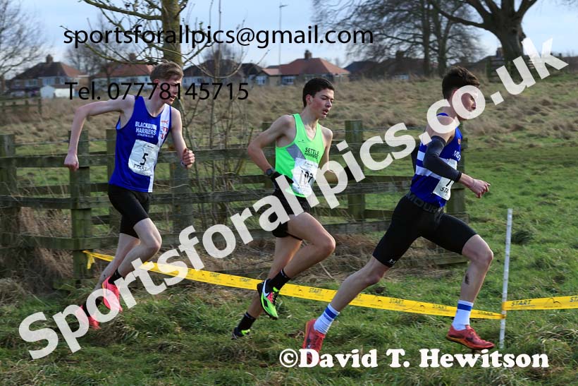 Mens Under-17s 2024 Northern Cross Country Champs., Sedgefield. Photo: David T. Hewitson/Sports for All Pics